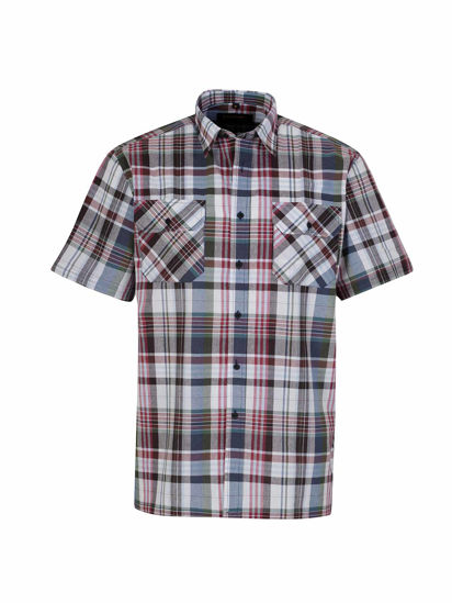 Afbeeldingen van Ruitoverhemd kortemouw ruit dessin 5.2 -XL