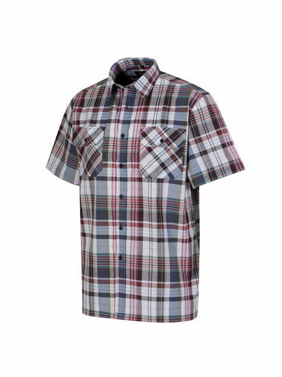 Afbeeldingen van Ruitoverhemd kortemouw ruit dessin 5.2 -XL
