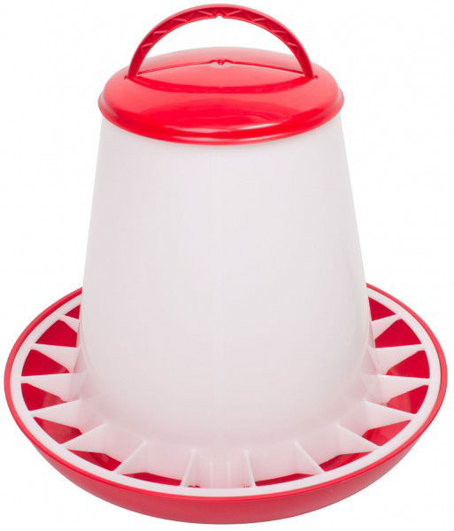 Afbeeldingen van Ophangvoersilo kunstst.met deksel 6kg