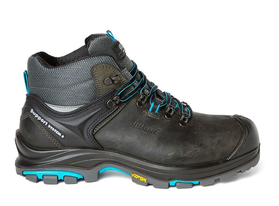 Afbeeldingen van Werkschoen Grisport STS Helios hoog zwart/blauw S3, 43