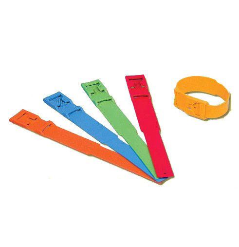 Afbeeldingen van Enkelband kunststof 37cm GEEL