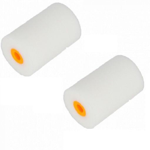 Afbeeldingen van Verfrol, Schuimrol super fijn wit, 5cm (à 2 st.)