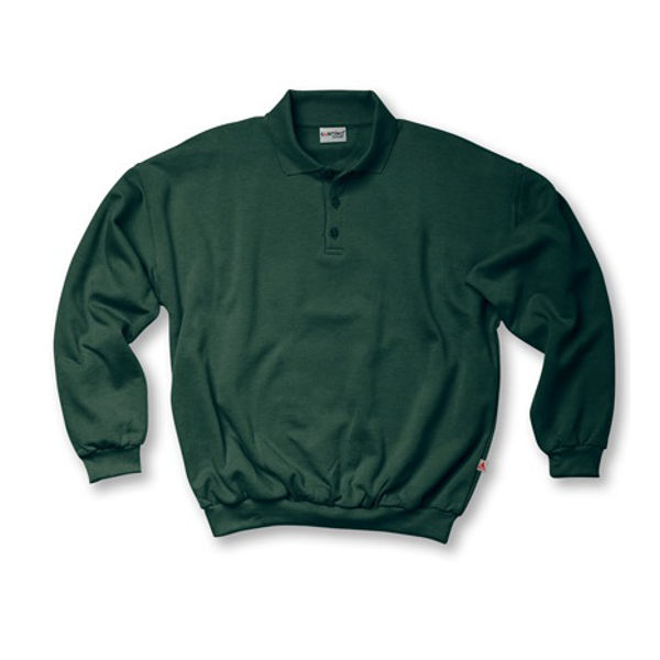 Afbeeldingen van Sweater, polokraag groen XXL
