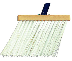 Afbeeldingen van Gootbezem 40cm, nylon wit