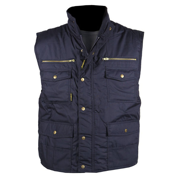 Afbeeldingen van WERK bodywarmer Pocket marine XL