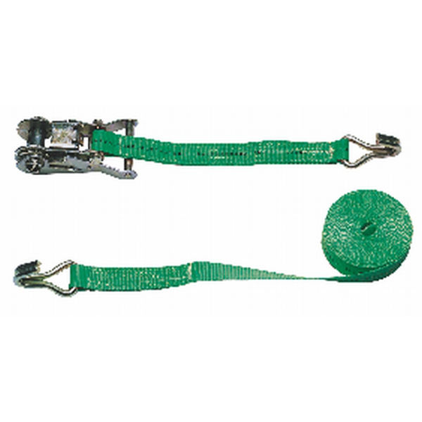 Afbeeldingen van Spanband 6m/ 25mm groen