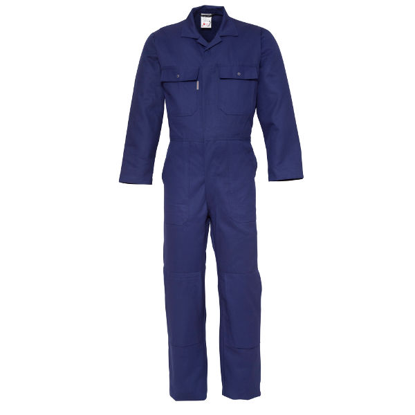 Afbeeldingen van Dr.kn.overall+kniezak marine Havep katoen, 54