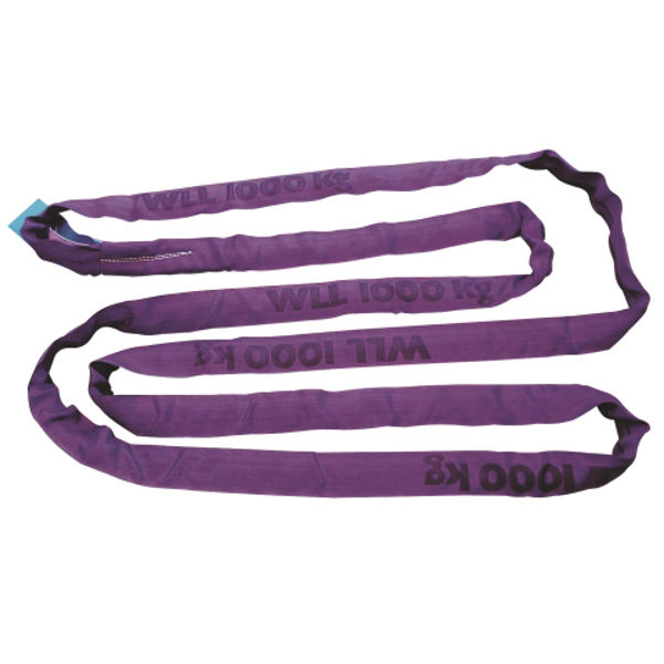 Afbeeldingen van Rondstrop -violet-  4 meter, 1 ton
