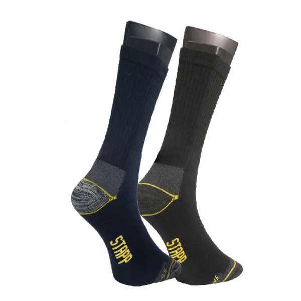 Afbeeldingen van Sok Stappyellow, -All-round light-, á 2pr, marine- 39/42