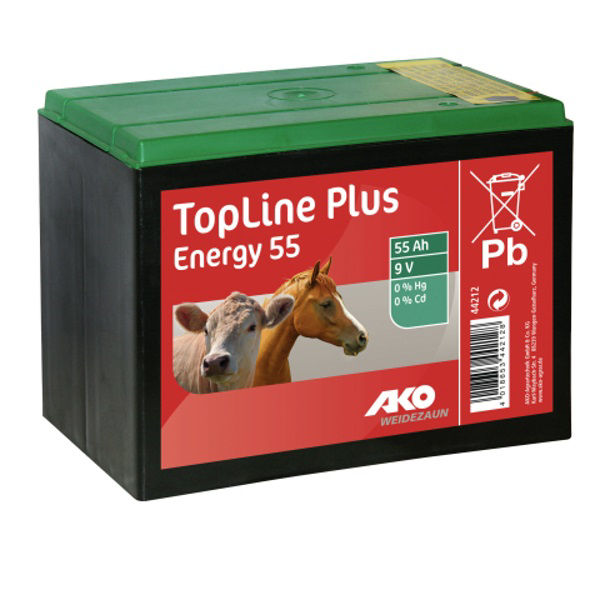 Afbeeldingen van AKO Zink koolstof droge batterij 9 V, 55Ah