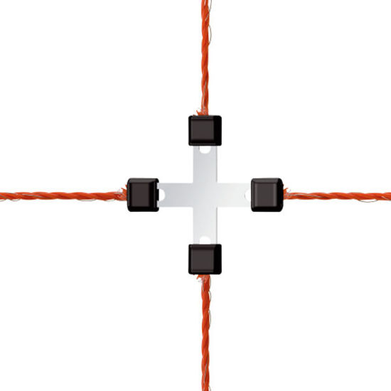 Afbeeldingen van AKO Draad Kruisverbinder Litzclip verzinkt 3mm (5 stuks)