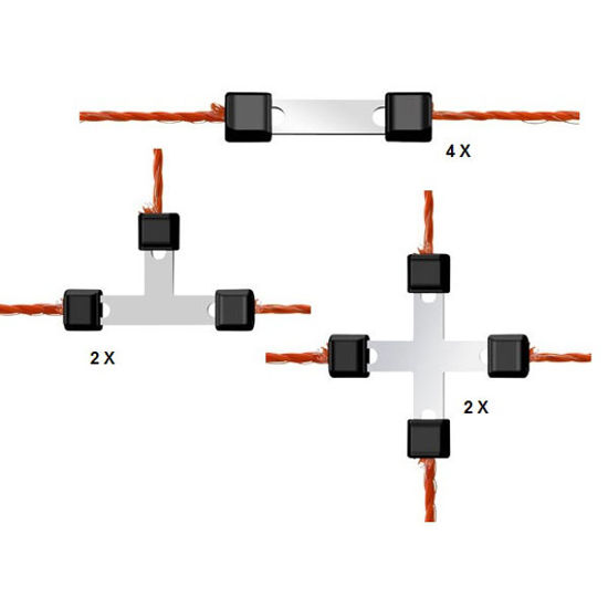 Afbeeldingen van AKO Draad Reparatieset Litzclip verzinkt 8-delig