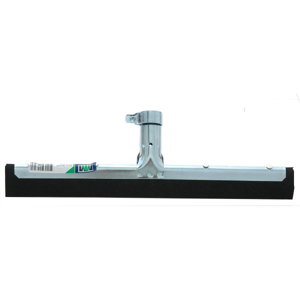 Afbeeldingen van Vloertrekker metaal 35cm zwarte rubber -MM-