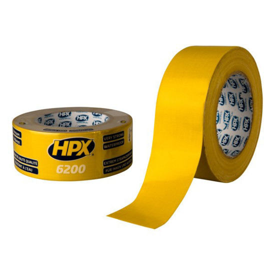 Afbeeldingen van DUCT tape / reparatietape GEEL 48mm x 25m
