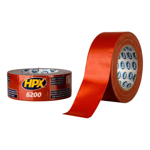 Afbeeldingen van DUCT tape / reparatietape ROOD 48mm x 25m