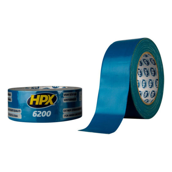 Afbeeldingen van DUCT tape / reparatietape LICHTBLAUW 48mm x 25m