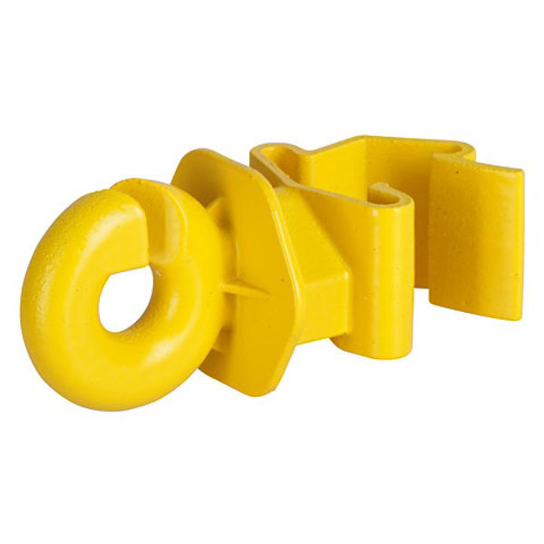 Afbeeldingen van AKO Klemringisolator T-Post, geel (25 stuks)