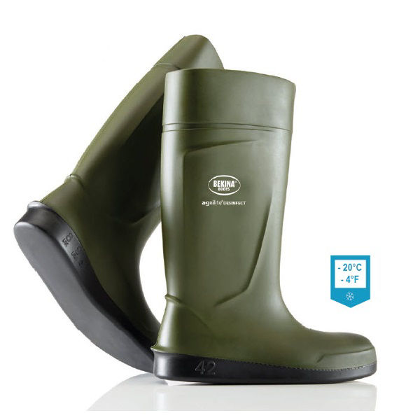 Afbeeldingen van Bekina Steplite EasyClean O4 groen/zwart, gladde zool, mt.36