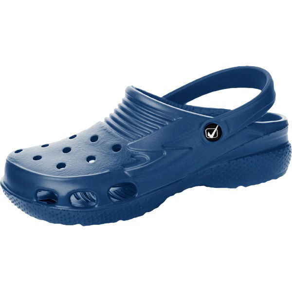 Afbeeldingen van EVA clog, met hakbandje blauw mt. 35