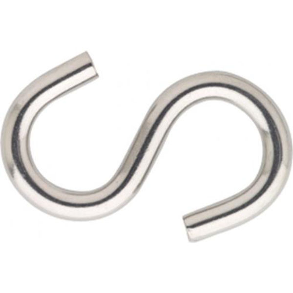 Afbeeldingen van S-haak, verzinkt, 6mm (per 2 stuks gelabeld)