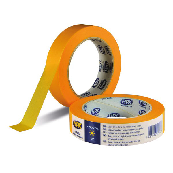 Afbeeldingen van Afplakband Masking Tape 4400 ORANJE 19mm x 50m