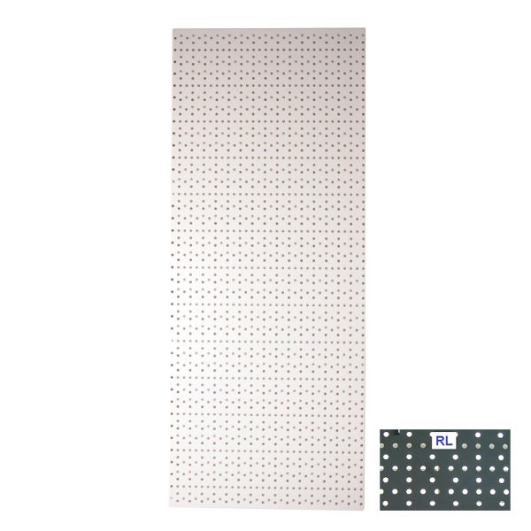 Afbeeldingen van Achterwand perforatie RL -rond gat- 40x100cm TegoMetall