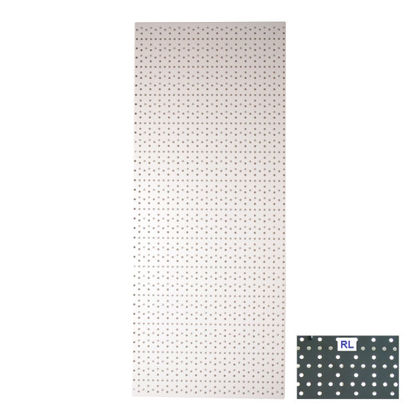 Afbeeldingen van Achterwand perforatie RL -rond gat- 40x100cm TegoMetall
