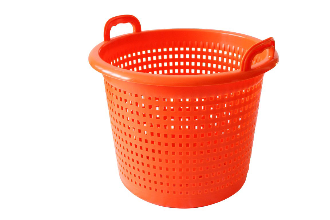Afbeeldingen van Industriemand / Aardappelmand  open, oranje 44 ltr.