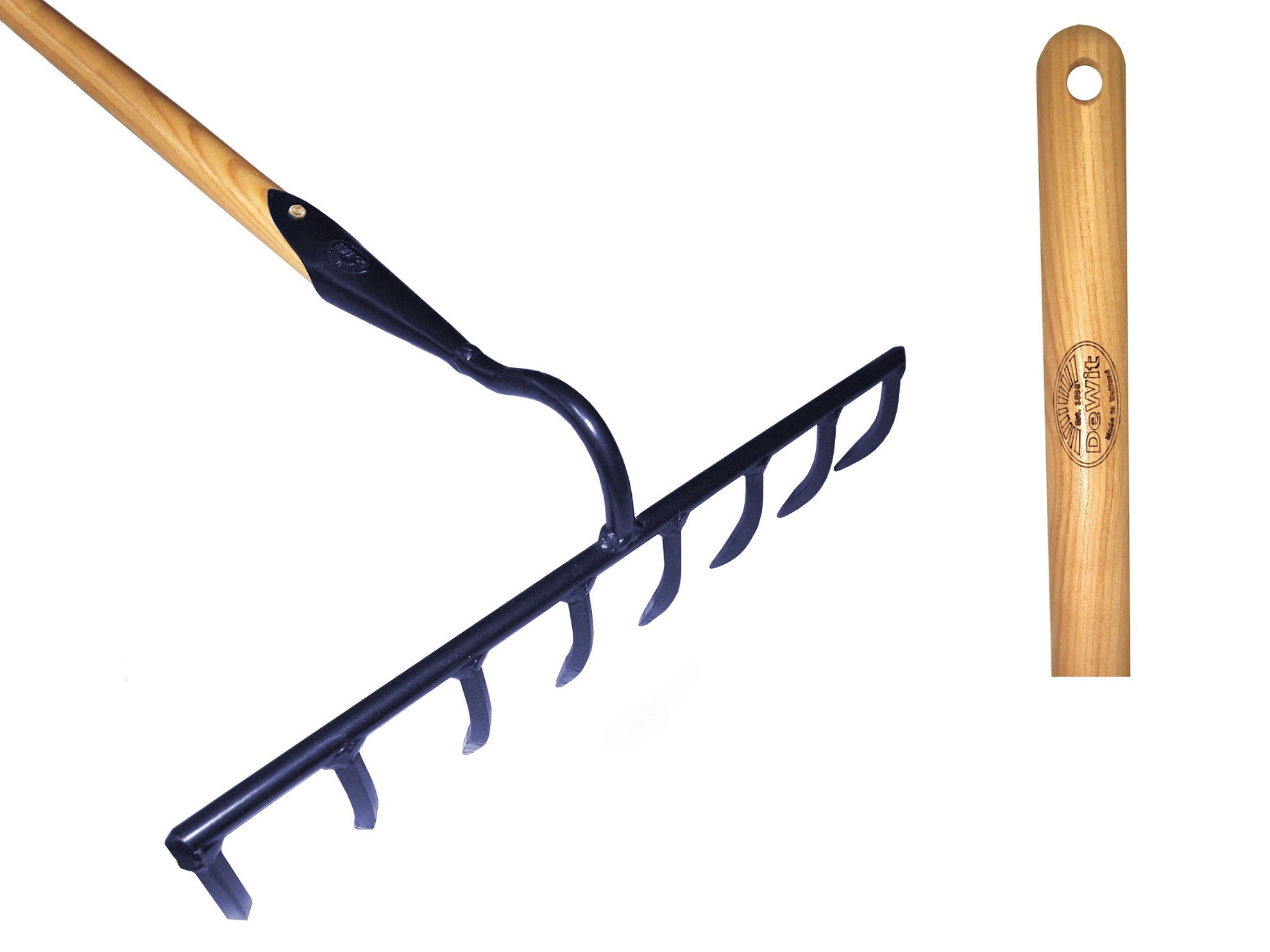 Afbeeldingen van Bouwhark essen steel 1700mm *deWit*