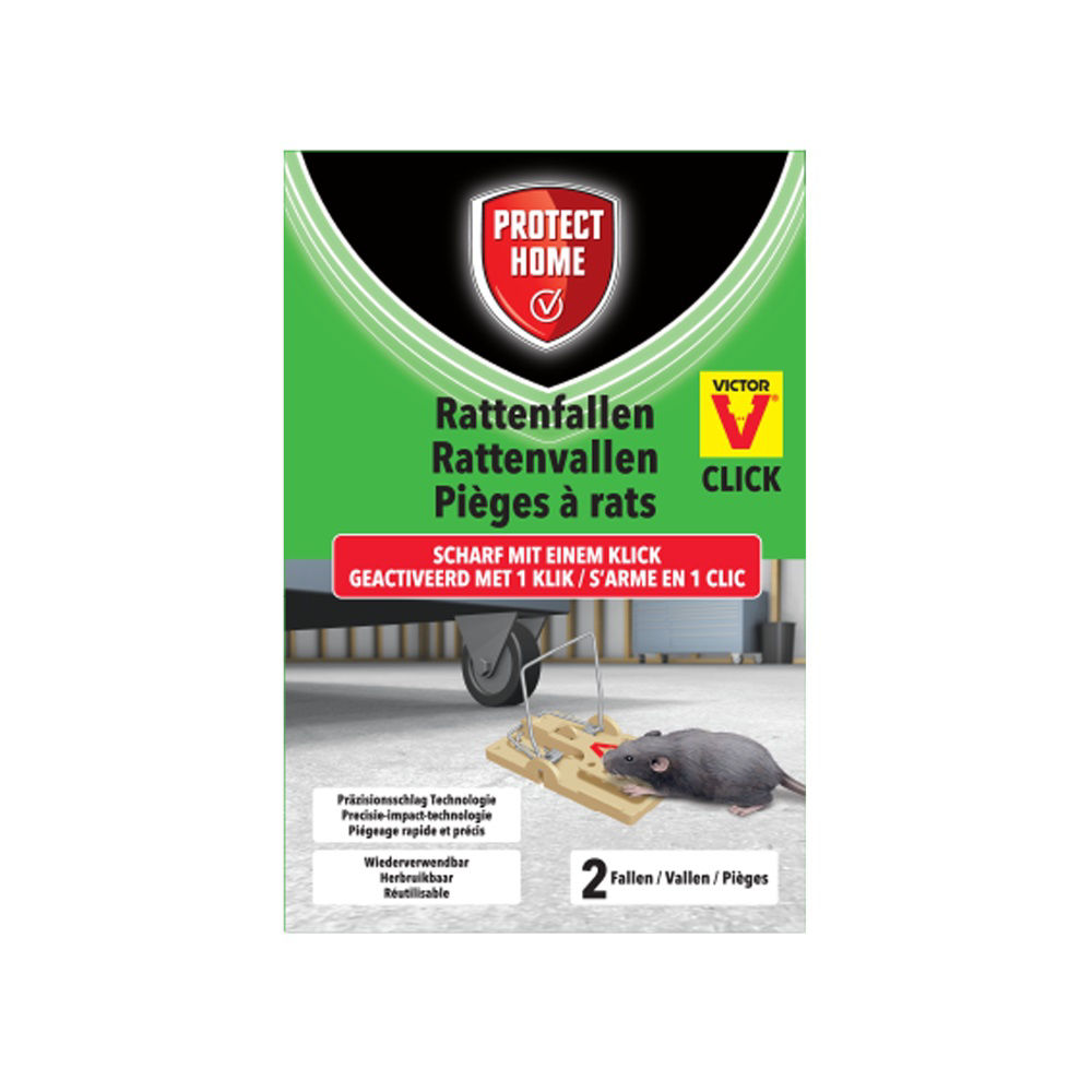 Afbeeldingen van Rattenval plastic (2 stuks) -Protect Home-