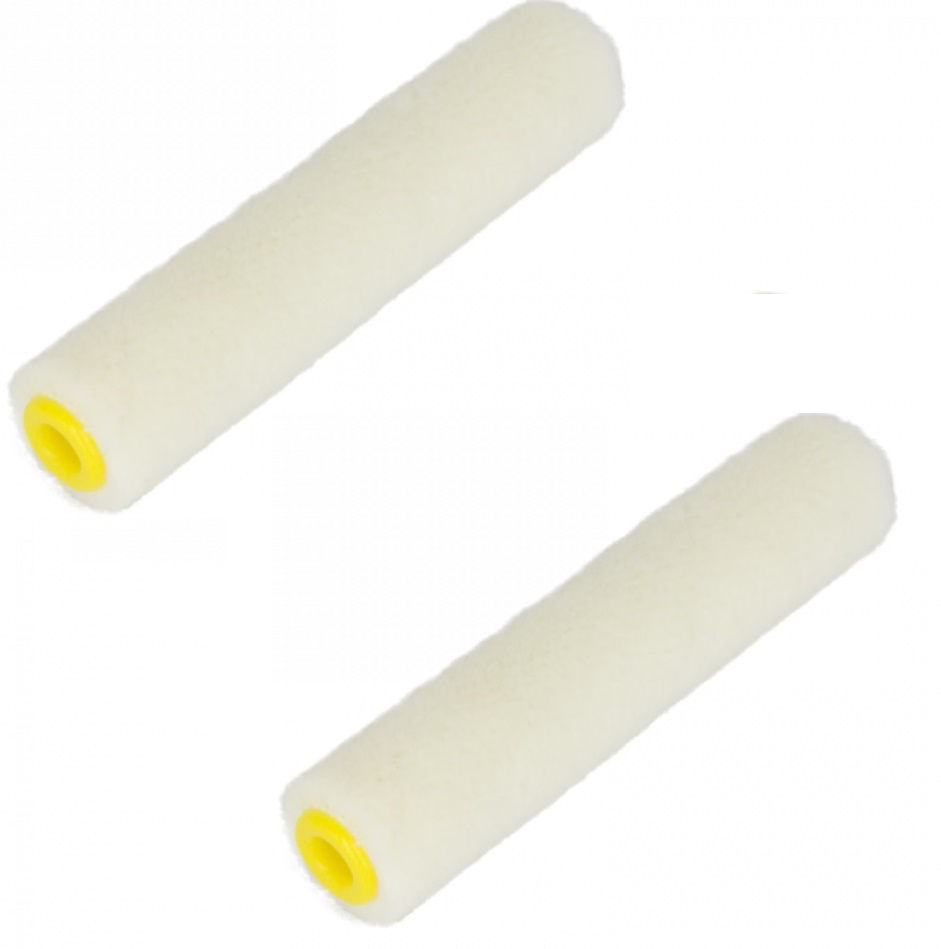 Afbeeldingen van Verfroller Radiator Velours beige 4mm wol, 11cm (2st)