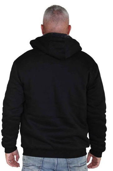 Afbeeldingen van Storvik Sweatvest, Kenny, teddy voering, Zwart