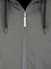 Afbeeldingen van Sweatvest Kenny, Teddy gevoerd, Hoody, Olijfgroen. mt 4XL
