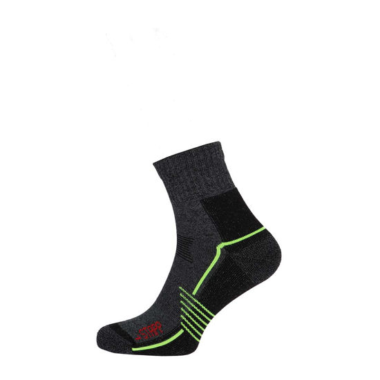 Afbeeldingen van Sok Stapp Active Outdoor Bamboo Quarter, Grijs 39-42