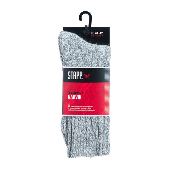 Afbeeldingen van Sok Stapp Red, -Narvik-, grijs 11(41/42)