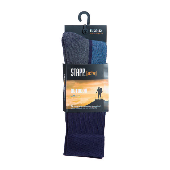 Afbeeldingen van Sok Stapp Active Outdoor, marine 39-42