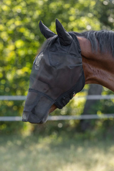 Picture of Vliegenmasker met oor- en neus bescherming Pony