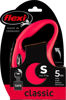 Afbeeldingen van FLEXI Rollijn NEW Classic band rood S/5 meter tot 15kg.