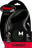 Afbeeldingen van FLEXI Rollijn NEW Classic band zwart M/5 meter tot 25kg.