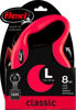 Afbeeldingen van FLEXI Rollijn NEW Classic band rood L/8 meter tot 50kg.