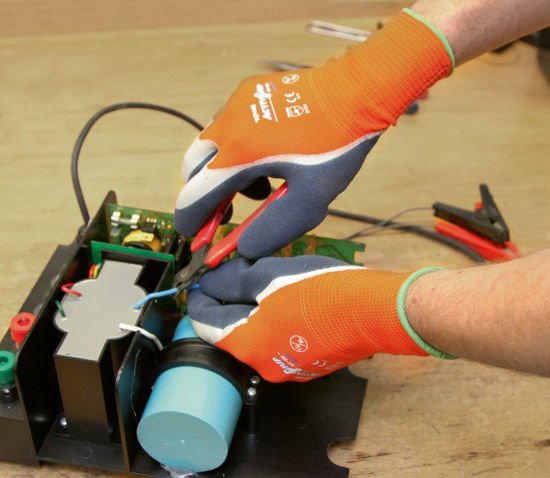 Afbeeldingen van Handschoen Fijn gebreid ActivGrip XA325 oranje