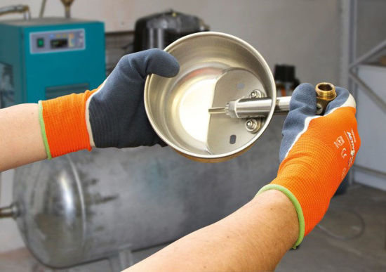 Afbeeldingen van Handschoen Fijn gebreid ActivGrip XA325 oranje