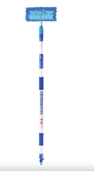 Afbeeldingen van Telescopische Wasborstelset 3mtr incl. spons/trekker