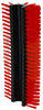 Afbeeldingen van Halfronde koeborstel / veeborstel, rood