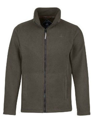 Picture of BJØRNSON Maks Fleece Vest 4 Seizoenen Heren Olijfgr