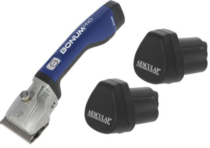 Afbeeldingen van Accuscheermachine Aesculap Bonum Pro Blauw +2 accu's
