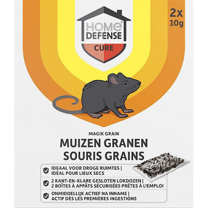 Afbeeldingen van HD Muizen Granen Alfachloralose Kant-en-Klare Lokdoos 2st 'M
