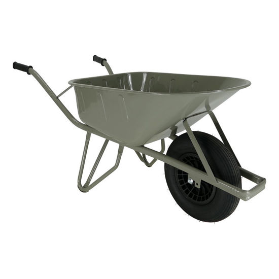 Afbeeldingen van Kruiwagen zwaar Altrad Kraft 80, compleet grijs gelakt