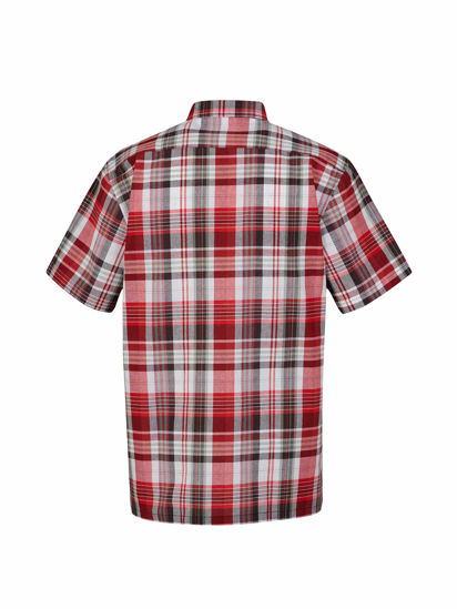 Afbeeldingen van Ruitoverhemd kortemouw ruit dessin 5.1 -XL