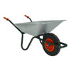 Afbeeldingen van Tuinkruiwagen verzinkt bak 85L gel. onderstel